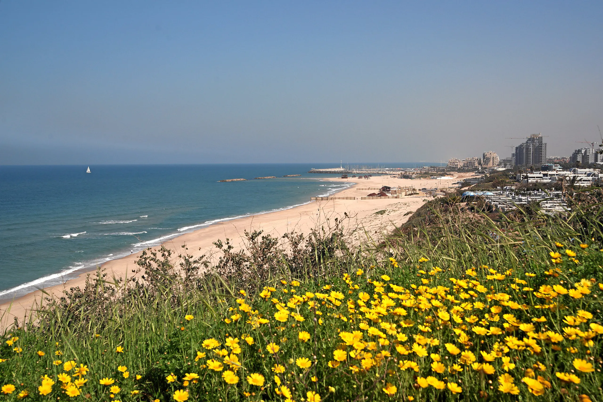 אשקלון, חוף הים והעיר